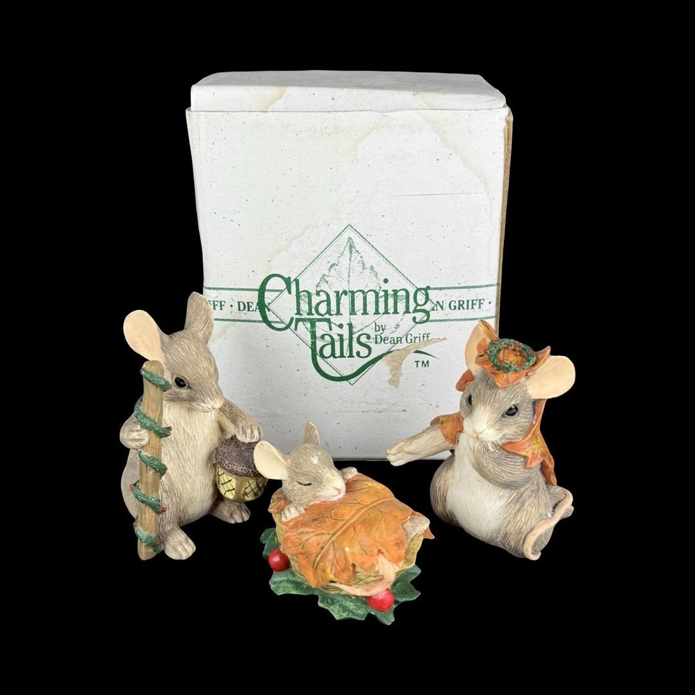Silvestri Dean Griff Holy Family Players Christmas Mouse Nativity Figurines 1995
